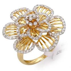 Pendant 0.73 ctw Diamond 14K Yellow Gold Fine Jewelry