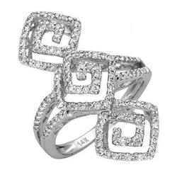 Fine Jewelry Ring 0.67 ctw Diamond 14K White Gold
