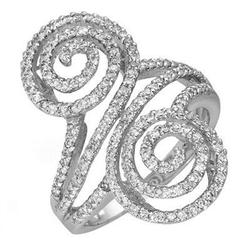 Fine Jewelry Ring 0.83 ctw Diamond 14K White Gold