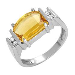 Fine Jewelry Ring 2.92 ctw Citrine & Diamond 14K Gold
