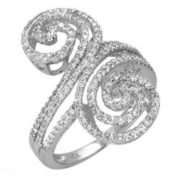 Fine Jewelry Ring 0.79 ctw Diamond 14K White Gold