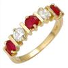 Image 1 : Ring 1.29 ctw Ruby & Diamond 14K Yellow Gold Jewelry
