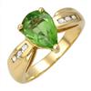 Image 1 : Ring 1.52 ctw Peridot & Diamond 14K Yellow Gold Jewelry