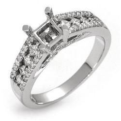 Fine Jewelry Ring 0.53 ctw Diamond 14K White Gold