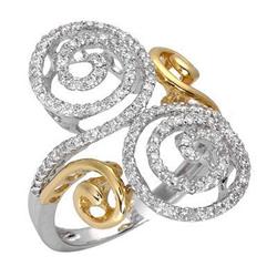 Fine Jewelry Ring 0.55 ctw Diamond 14K 2Tone Gold