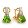 Image 1 : Earrings 3.83 ctw Peridot & Diamond 14K Gold Jewelry