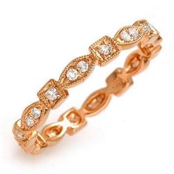 Fine Jewelry Ring 0.22 ctw Diamond 14K Rose Gold