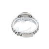 Image 7 : Rolex Ladies Stainless Steel Quickset Salmon Diamond & Emerald Oyster Perpetual