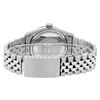 Image 5 : Rolex Mens Stainless Black Baguette Diamond Lugs Oyster Perpetual Datejust Wrist