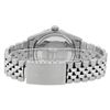 Image 6 : Rolex Mens Stainless Black Baguette Diamond Lugs Oyster Perpetual Datejust Wrist