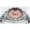 Image 9 : Rolex Ladies 26 Stainless Steel Salmon Pyramid Diamond Oyster Perpetual Datejust