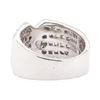 Image 3 : 3.43 ctw Sapphire And Diamond Ring - 18KT White Gold