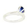 Image 3 : 1.73 ctw Blue Sapphire and Diamond Ring - 14KT White Gold