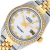 Image 1 : Rolex Mens 2 Tone Mother Of Pearl Diamond 36MM Datejust Wristwatch