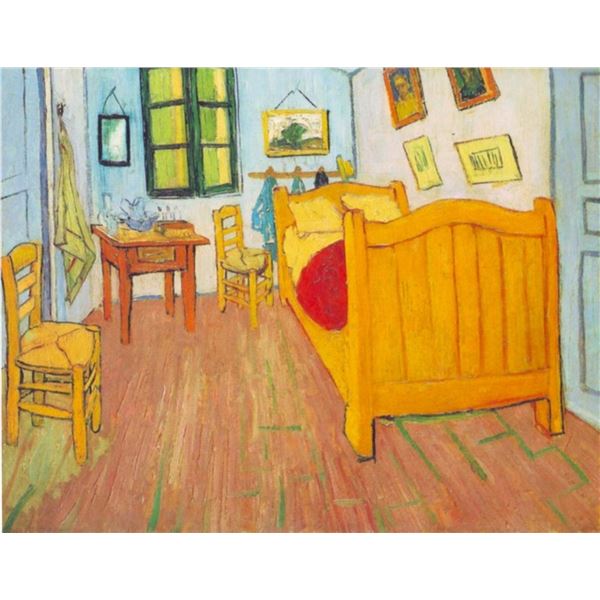 Van Gogh - The Bedroom In Arles. Saint-Remy