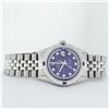Image 5 : Rolex Mens Stainless Steel Blue String Diamond Lugs & Sapphire Datejust Wristwat