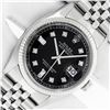 Image 1 : Rolex Mens Stainless Black Diamond 36MM Datejust Wristwatch Oyster Perpetual