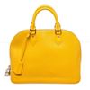 Image 1 : Louis Vuitton Yellow Epi Leather Alma PM Satchel