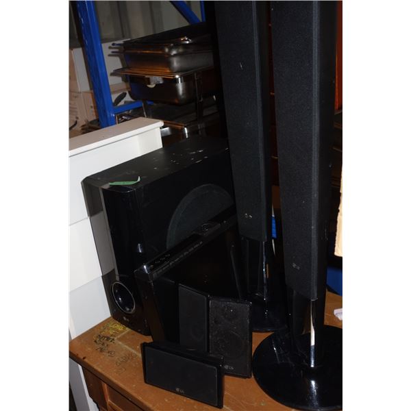 Lot of LG DVD Player and Speakers