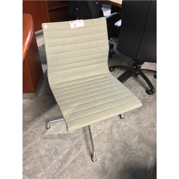 HERMAN MILLER EAMES GREY SIDE SWIVEL CHAIR