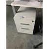 Image 2 : STEELCASE WHITE 2 DRAWER MOBILE PEDESTAL
