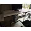 Image 2 : STEELCASE AIR TOUCH WHITE 5' MANUAL ADJUSTMENT SIT/STAND PROGRAMMERS TABLE