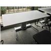 Image 2 : STEELCASE AIR TOUCH WHITE 5' MANUAL ADJUSTMENT SIT/STAND PROGRAMMERS TABLE