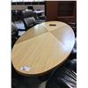Image 2 : MAPLE 8' OVAL BOARDROOM TABLE