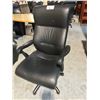 Image 2 : KEILHAUER DANFORTH BLACK LEATHER HIGH BACK EXECUTIVE CHAIR