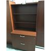 Image 2 : SMED CHERRY 6' 2 DRAWER LATERAL FILE CABINET WITH OVER SHELF - LOCKED