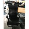 Image 2 : KEILHAUER DANFORTH BLACK LEATHER HIGH BACK EXECUTIVE CHAIR