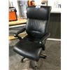 Image 2 : KEILHAUER DANFORTH BLACK LEATHER HIGH BACK EXECUTIVE CHAIR