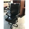 Image 2 : KEILHAUER DANFORTH BLACK LEATHER HIGH BACK EXECUTIVE CHAIR