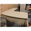 Image 2 : LIGHT MAPLE 6' X 9' L-SHAPE EXECUTIVE DESK (RIGHT HAND) COMES WITH MATCHING 6' 2 DRAWER LATERAL