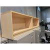 Image 2 : LOT OF 6 MAPLE 6' WALL MOUNTED STORAGE SHELVES