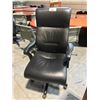 Image 2 : KEILHAUER DANFORTH BLACK LEATHER HI-BACK EXECUTIVE CHAIR