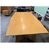 Image 2 : MAPLE 8' X 4' BOARDROOM TABLE