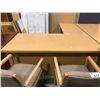 Image 2 : MAPLE 6' X 7' L-SHAPE EXECUTIVE DESK (LEFT HAND)