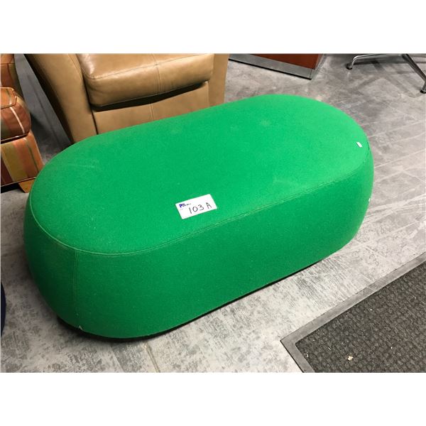 GREEN 4' OTTOMAN