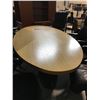 Image 2 : MAPLE 16' X 5' OVAL BOARDROOM TABLE COMES WITH POWER AND DATA PORTS - UNASSEMBLED