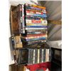 Image 1 : Assorted DVDs and cassettes