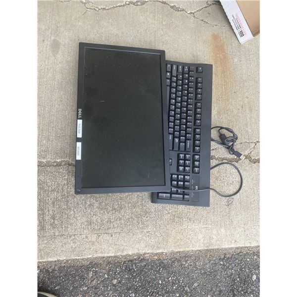 Keyboard and monitor