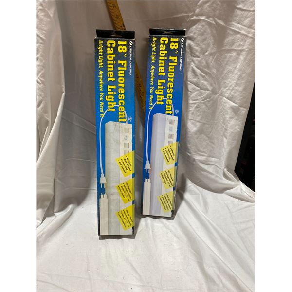 18” fluorescent cabinet lights