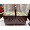 Image 1 : Sewing basket and contents