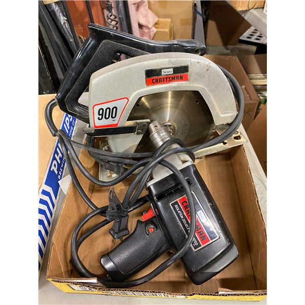 Skil saw and drill