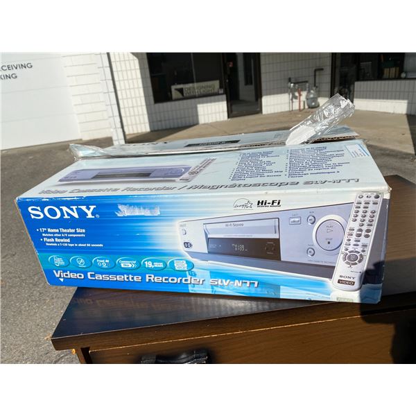 Sony vhs player