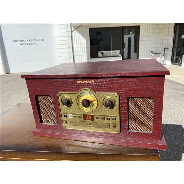 Sylvania radio record player