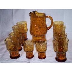 Libbey Rock Sharpe Country Garden Pitcher and #2183108