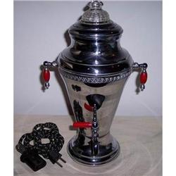 Coffee Samovar Red Handles and Feet #2183115