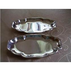 Gorham Silver Electro Plate Trays Set of 2 #2183125